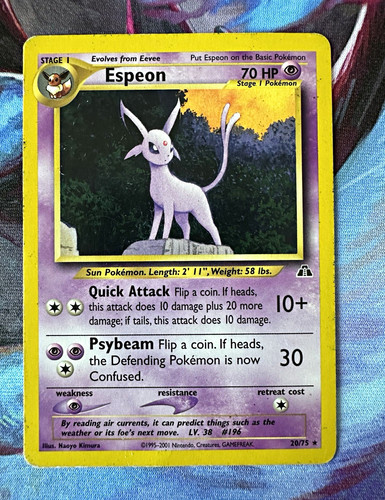 Pokemon tcg espeon neo - tcg,