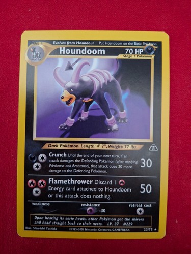 Pokémon tcg houndoom neo - pokémon,