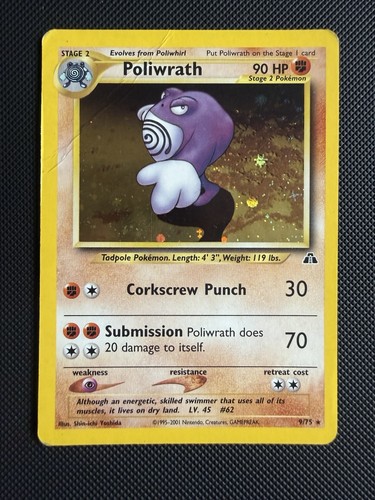 Pokémon tcg poliwrath neo - tcg,