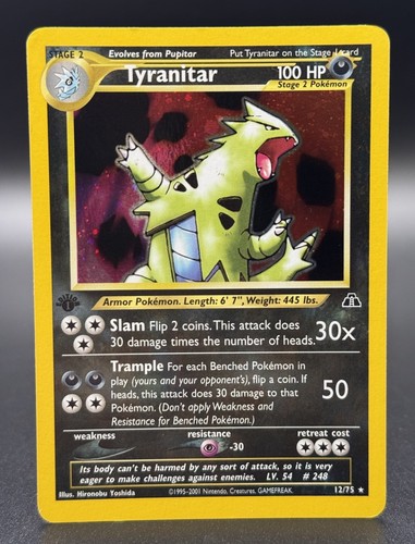 Tyranitar 1st edition holo - edition,
