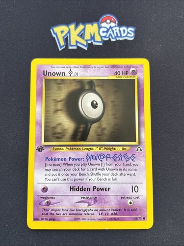 Pokémon tcg unown - pokémon, neo