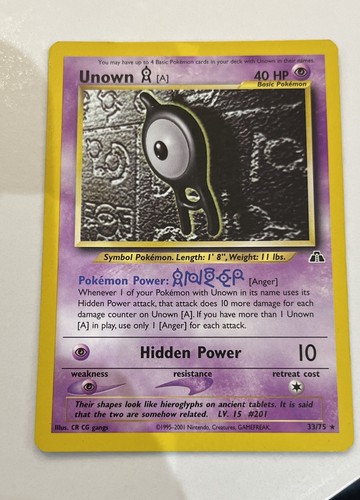 Unown 75 neo discovery - neo,