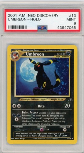 Psa umbreon holo - holo, 13/75