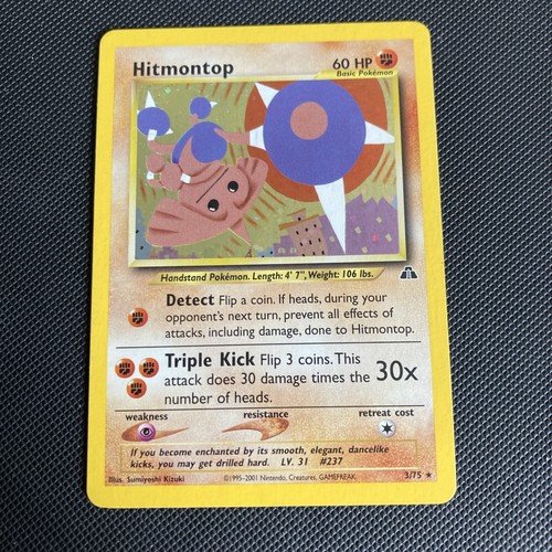 Hitmontop neo discovery holo - hitmontop,