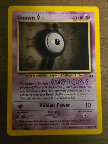 Unown 75 neo discovery - 68/75,