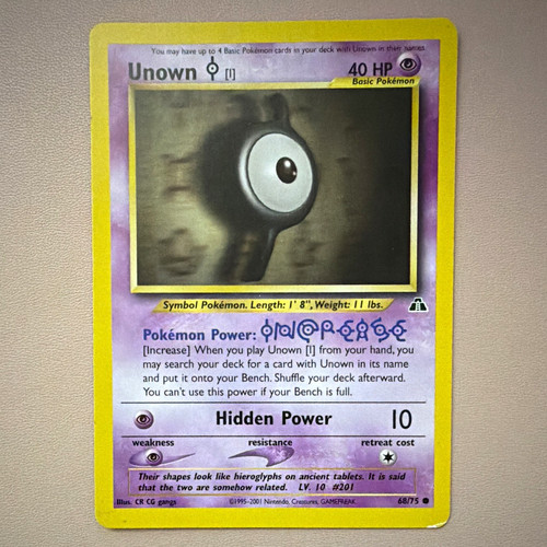 Nintendo pokémon tcg unown - pokémon,