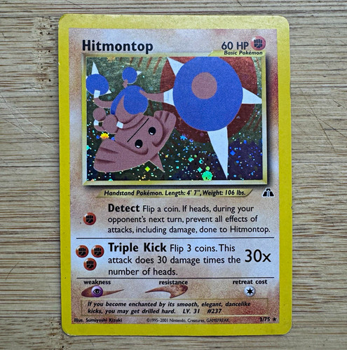 Pokémon tcg hitmontop - pokémon,