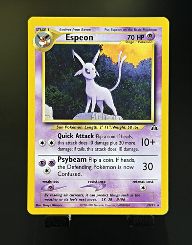Pokemon neo discovery espeon - pokemon,