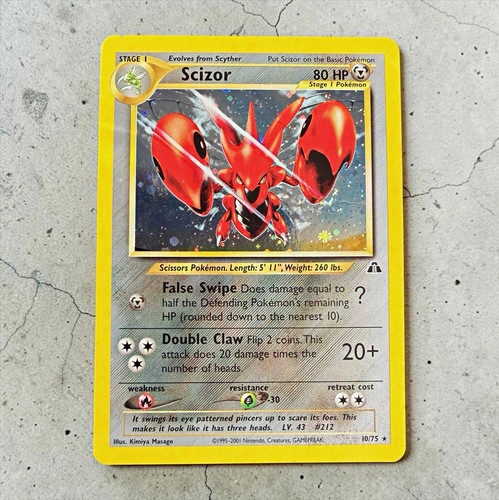 Pokémon scizor holo neo - pokémon,