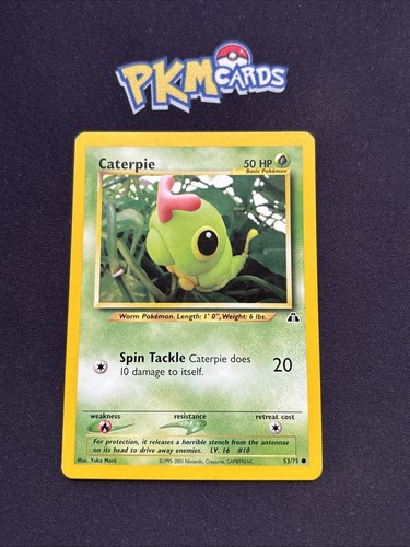 Pokémon tcg caterpie neo - tcg,
