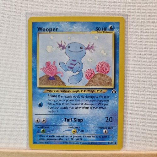 Pokémon tcg wooper - pokémon, neo