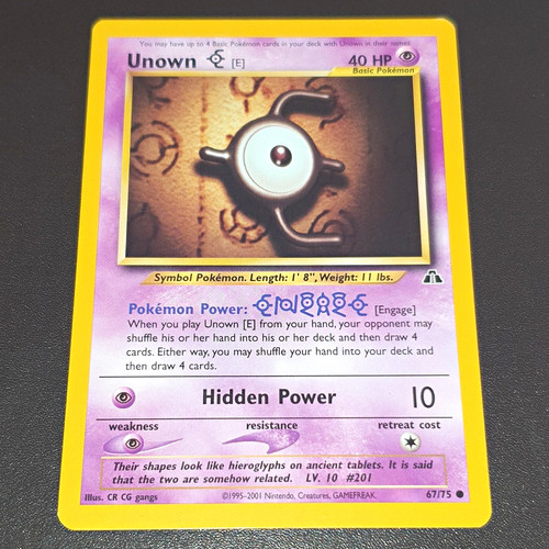 Pokémon tcg unown 67 - tcg, 67/75