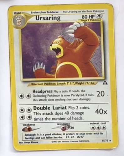 Ursaring neo discovery - 15/75,