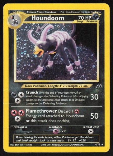 Houndoom unlimited holo - houndoom, 04/75
