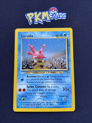 Pokémon tcg corsola neo - pokémon,