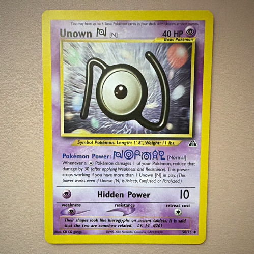Nintendo pokémon tcg unown - nintendo,