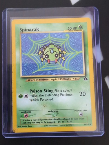 Pokemon tcg spinarak - pokemon, #64/75