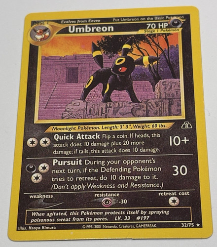 Pokémon umbreon neo - 32/75,