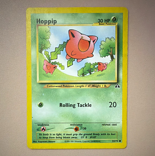 Pokémon tcg hoppip neo - hoppip, 55/75