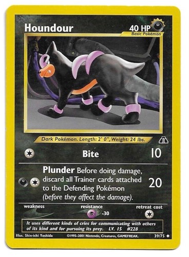 Pokemon tcg houndour 75 - pokemon, tcg: