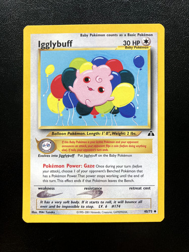 Igglybuff neo discovery - 40/75,
