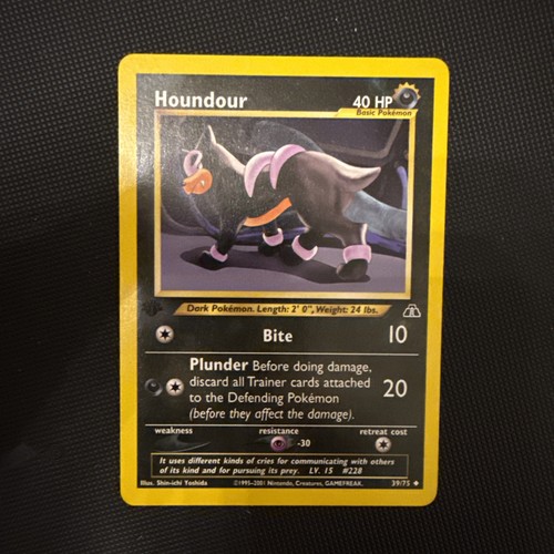 1st edition houndour pokémon - edition,