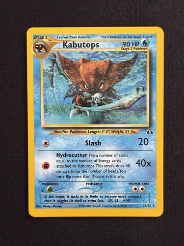 Pokemon tcg kabutops - tcg, neo