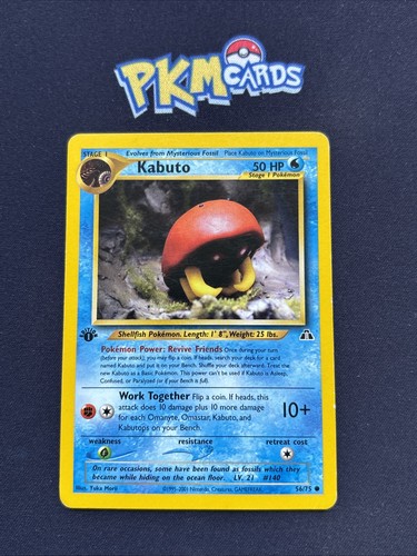 Pokémon tcg kabuto - kabuto, neo