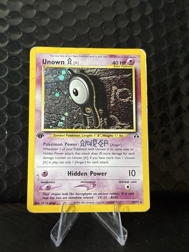 Unown 75 holo 1st - 14/75,