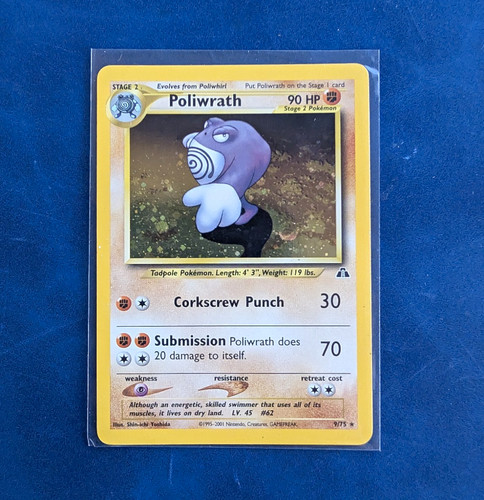 Pokémon tcg poliwrath neo - tcg,