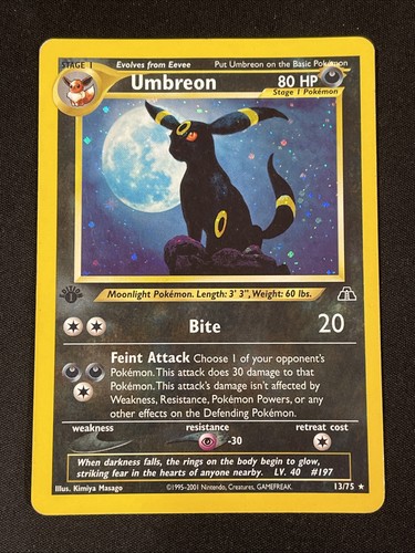 Pokemon tcg umbreon neo - tcg, 13/75