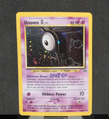 Pokémon tcg unown neo - tcg,