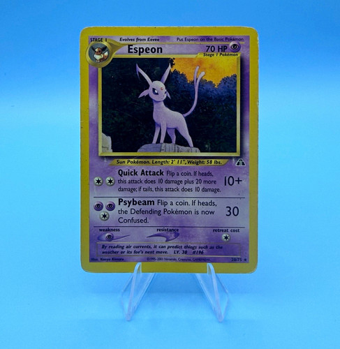 Pokémon tcg espeon neo - espeon,