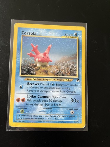 Pokémon neo discovery - pokémon, corsola