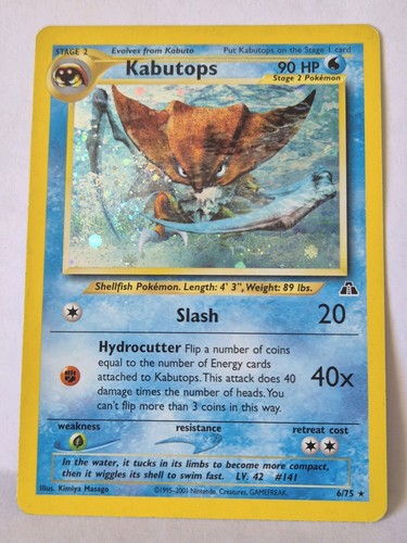 Pokémon tcg kabutops neo - tcg,