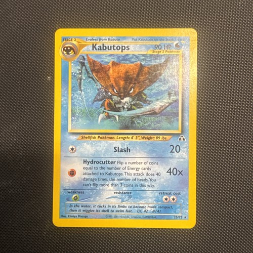 Pokémon tcg kabutops - tcg, neo
