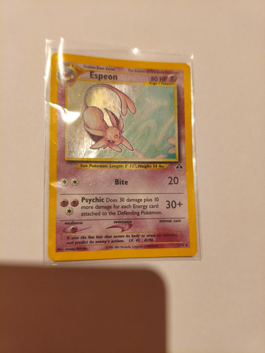 Espeon neo discovery holo - espeon,