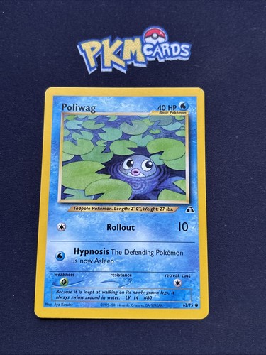 Pokémon tcg poliwag neo - pokémon,