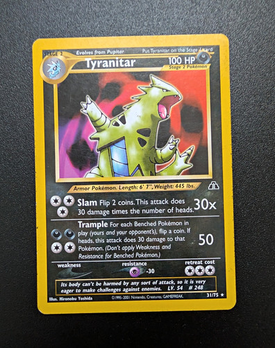 Tyranitar neo discovery - 31/75,