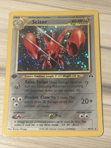 Pokemon tcg scizor 75 - scizor, 10/75