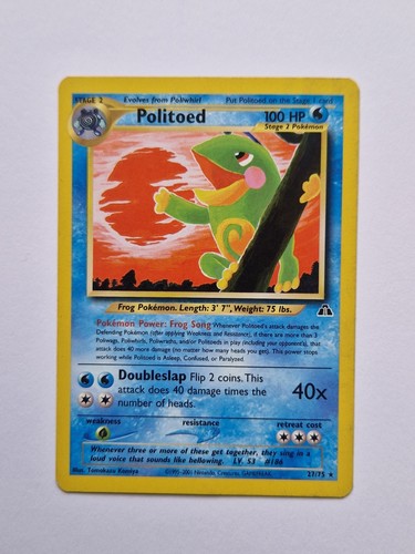 Pokemon politoed neo discovery - pokemon,