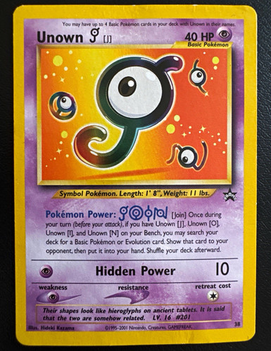 Nintendo pokémon tcg unown - pokémon,