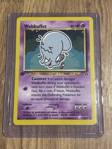 Wobbuffet 1st edition - wobbuffet,
