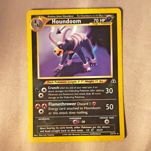 Pokémon tcg houndoom - houndoom, 23/75