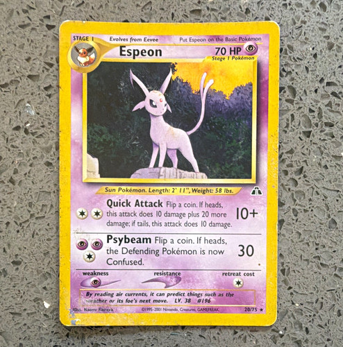 Nintendo pokémon tcg 2001 - nintendo, neo