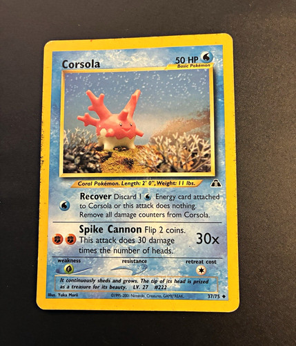 Nintendo pokémon tcg corsola - tcg,