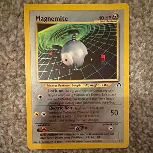 Magnemite neo discovery - magnemite, 7/75