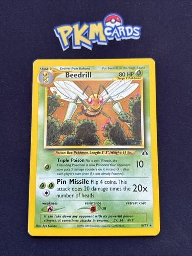 Pokemon tcg beedrill - beedrill, neo