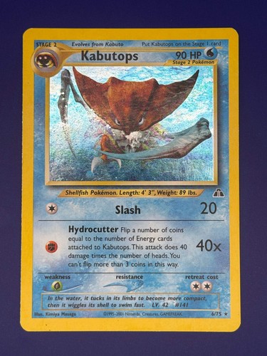 Kabutops holo neo - kabutops,