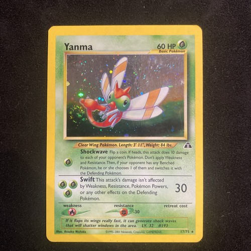 Pokémon tcg yanma neo - tcg,